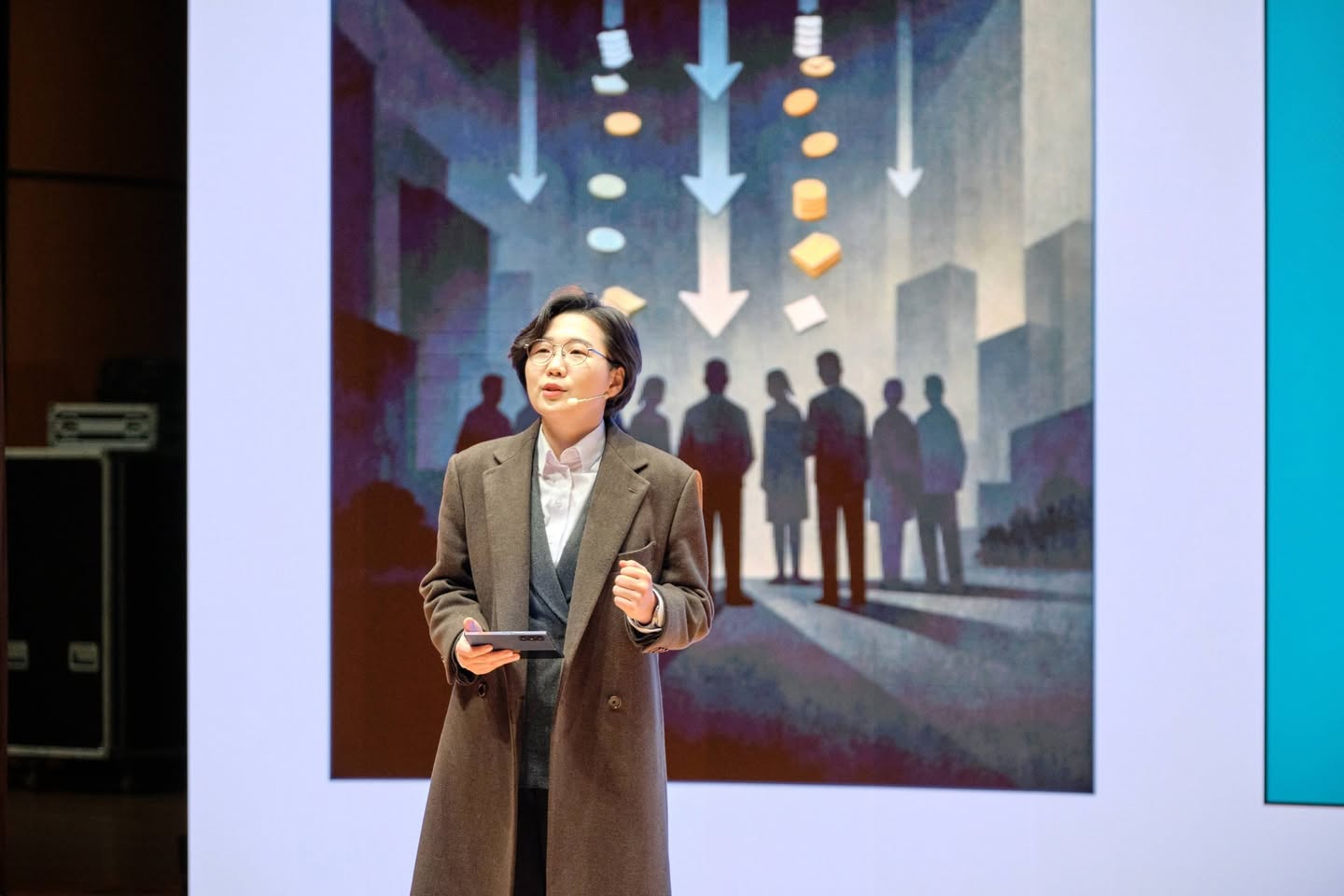 군민과 함께한 사진