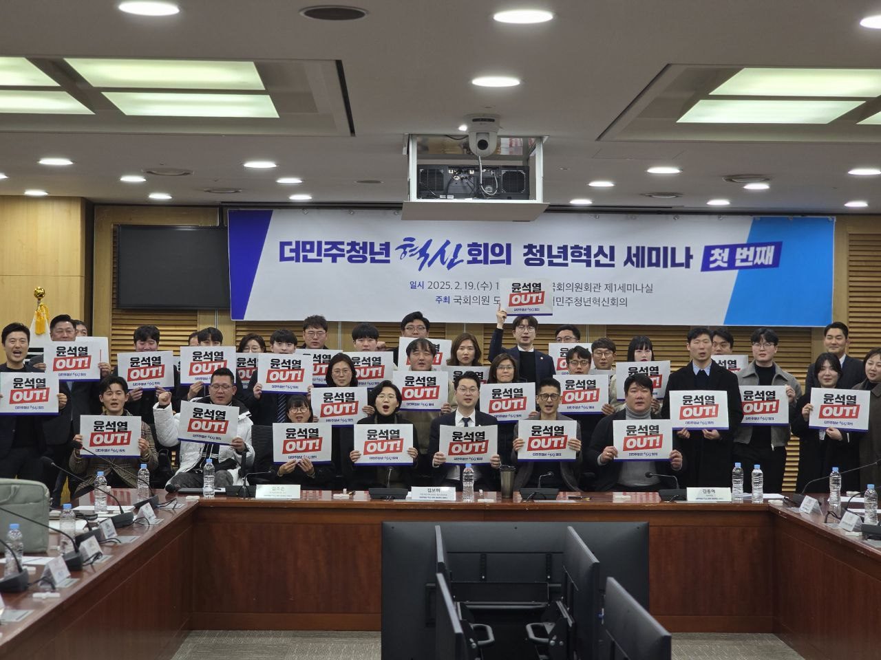 군민과 함께한 사진